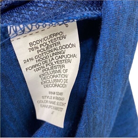 Russell Men's Blue Hoodie Jacket(Size Medium) - Picture 4 of 6